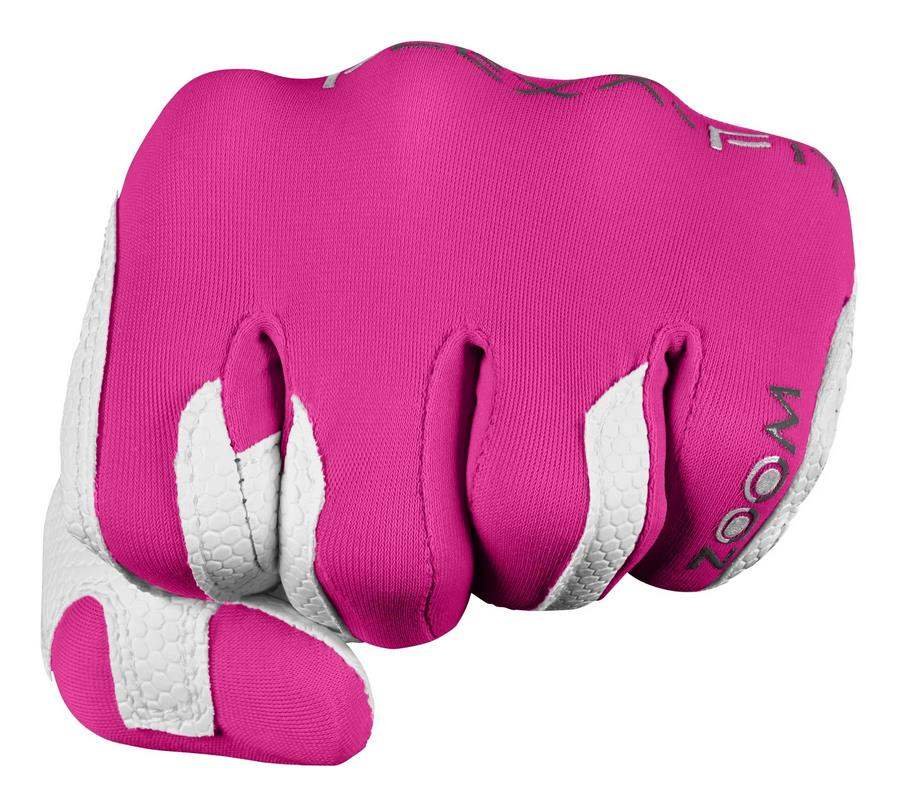 Zoom Zoom Weather junior golfhandske, vit/rosa