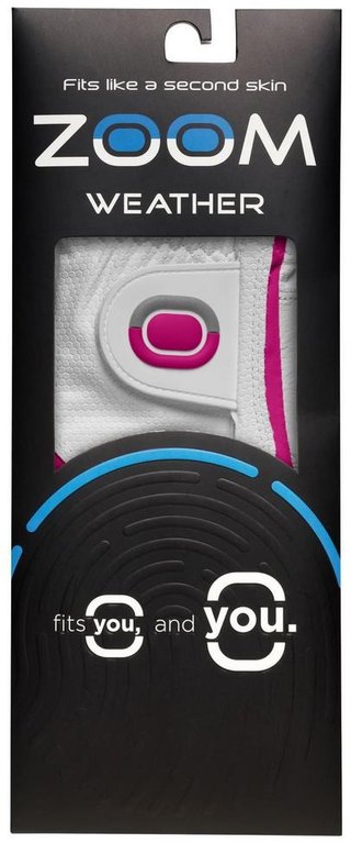 Zoom Zoom Weather junior golfhandske, vit/rosa