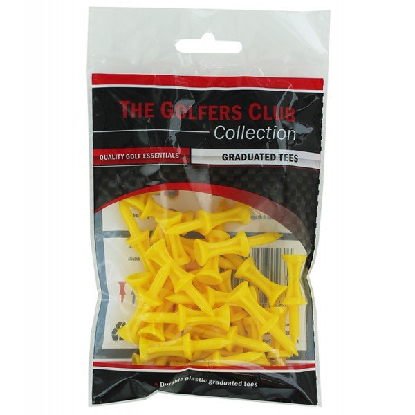 The Golfers Club Collection Step tees 25mm, 30tees