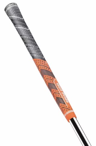 Golf Pride Multi Compound Cord Plus4 grip (0.60), Charcoal/Orange