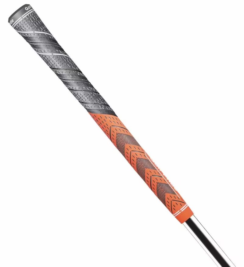Golf Pride Multi Compound Cord Plus4 grip (0.60), Charcoal/Orange