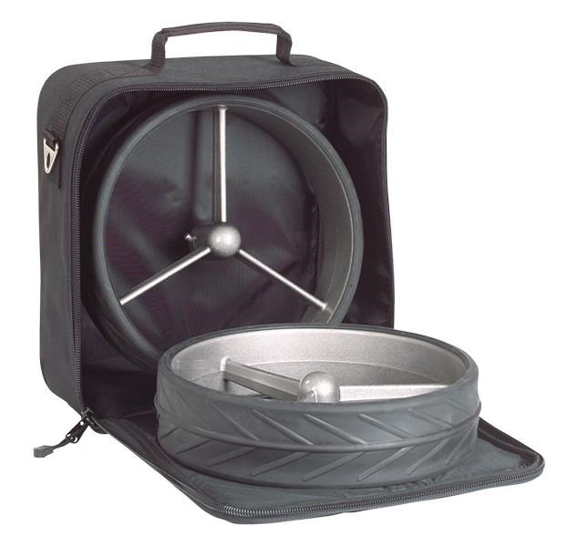 JuCad Wheel Bag 34x34cm, svart
