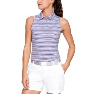 Under Armour Zinger Sleeveless dam polo, lila
