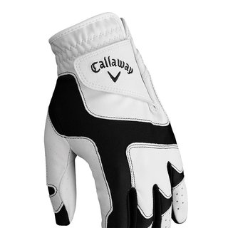 Callaway Opti Fit damgolfhandske, vit/svart
