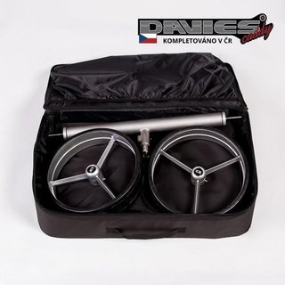Davies Caddy Premium reseväska (med batterifack), svart