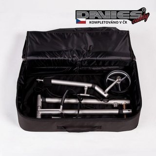 Davies Caddy Premium reseväska (med batterifack), svart