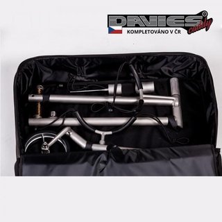 Davies Caddy Premium reseväska (med batterifack), svart