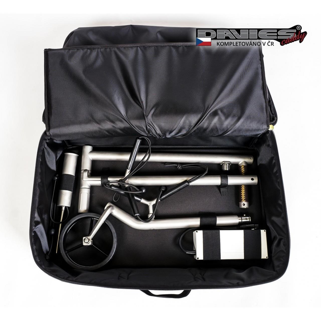 Davies Caddy Premium reseväska (med batterifack), svart