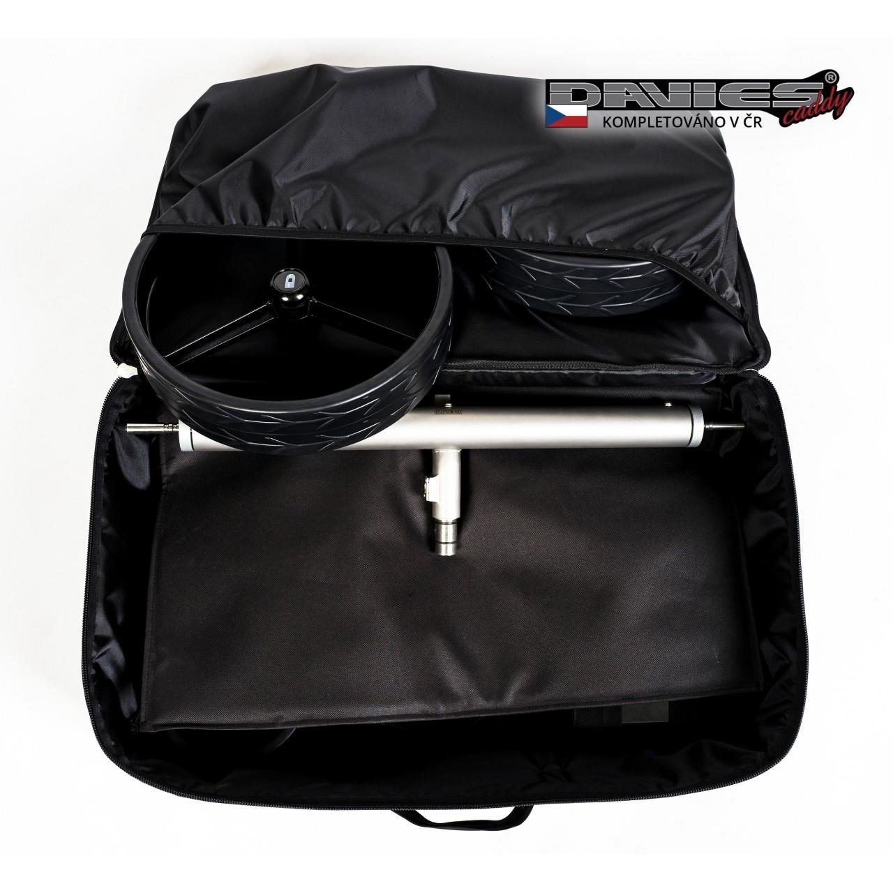 Davies Caddy Premium reseväska (med batterifack), svart
