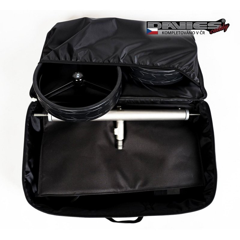 Davies Caddy Premium reseväska (med batterifack), svart