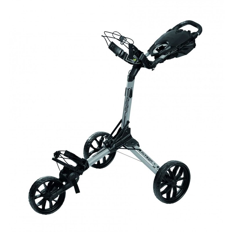 Bag Boy Nitron Auto-Open manuell vagn, silver/svart
