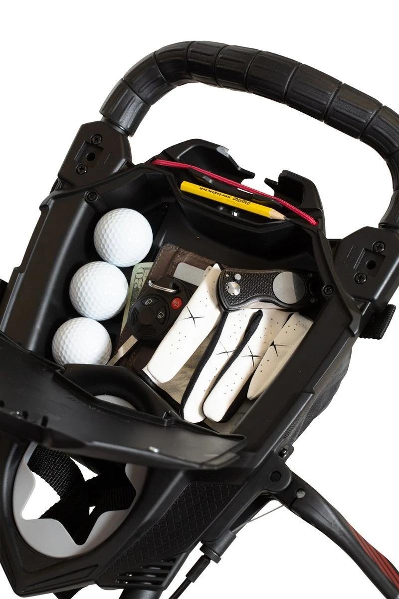 Bag Boy Nitron Auto-Open manuell vagn, silver/svart
