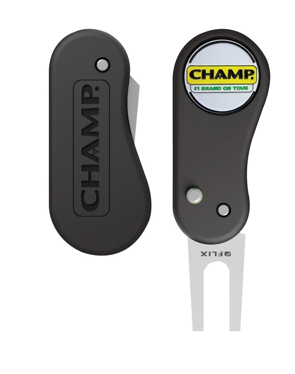 Champ FLIX Lite Divot Repair Tool, svart