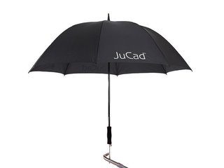 JuCad teleskopiskt golfparaply 68" med pinne, svart