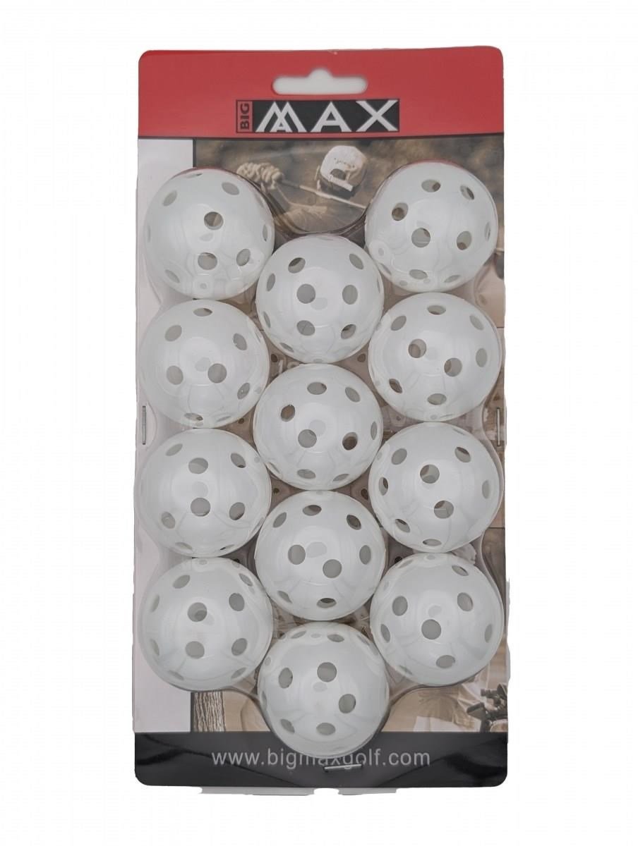 Big Max Airballs träningsgolfbollar (12 bollar), vit
