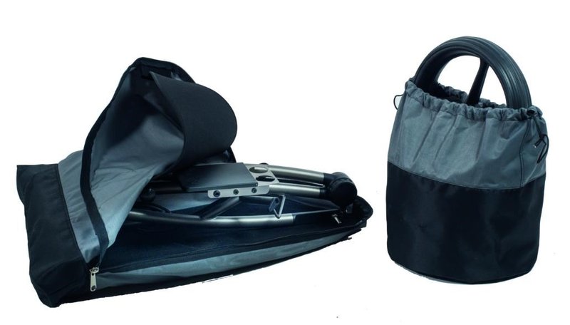 Big Max eQ Travelcover trolley accessory, svart/grå