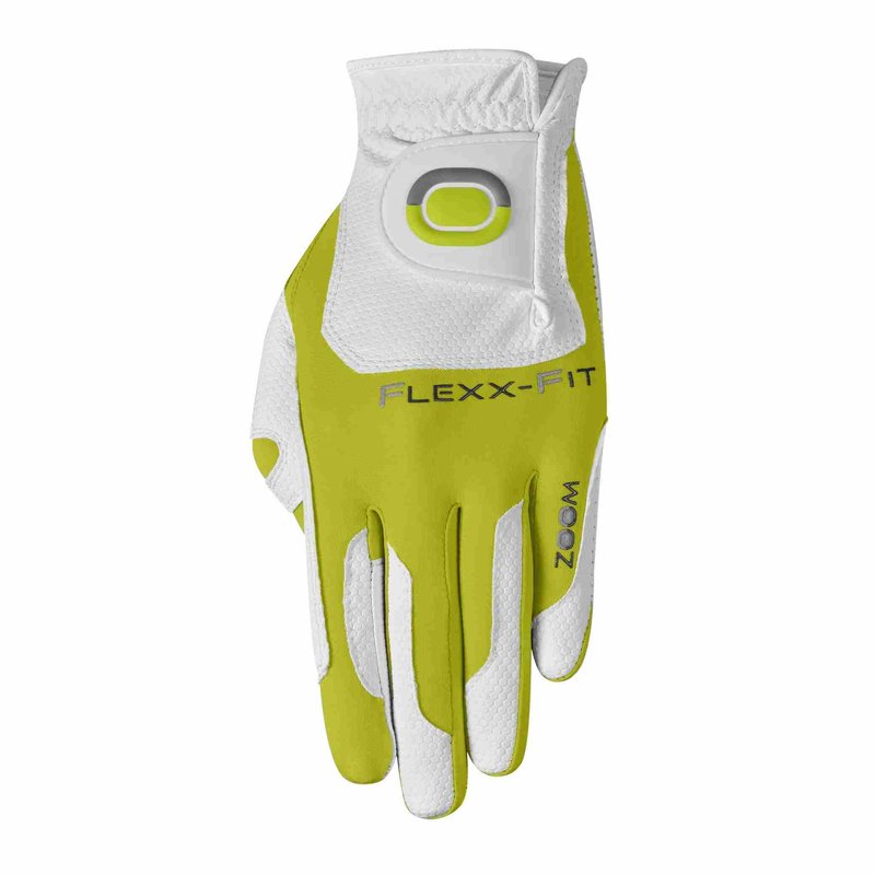 Zoom Zoom Weather herr golfhandske, vit/lime