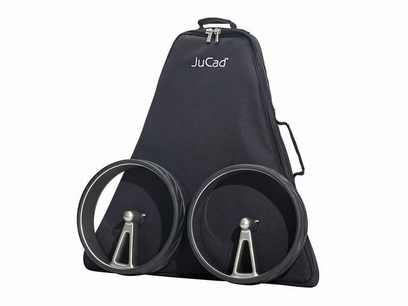 JuCad Phantom Titan black on black 2.0 elektrisk trolley + bärbag