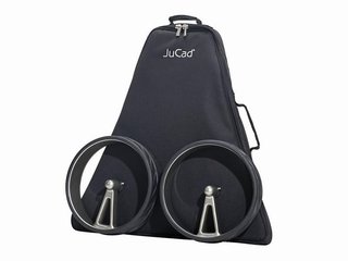 JuCad Phantom Titan black on black 2.0 elektrisk trolley + bärbag