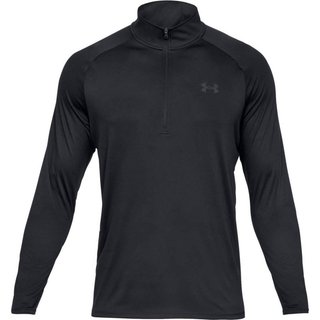 Under Armour Tech 2.0 1/2 Zip herr långärmad tröja, svart