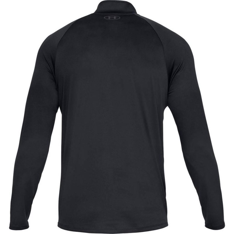 Under Armour Tech 2.0 1/2 Zip herr långärmad tröja, svart