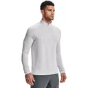 Under Armour Tech 2.0 1/2 Zip herr långärmad tröja, ljusgrå