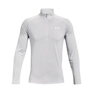 Under Armour Tech 2.0 1/2 Zip herr långärmad tröja, ljusgrå