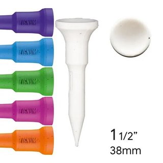 Lignum Ecoline Tee 38mm (1 1/2"), 16pack, neon mix