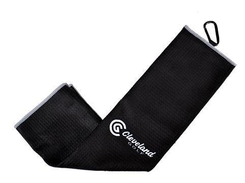 Cleveland Golf Cleveland Trifold Microfiber Handduk, svart