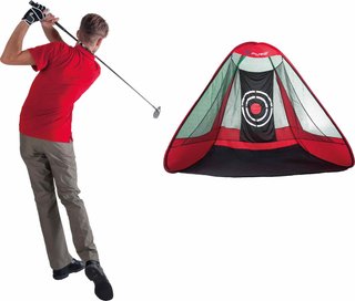 Pure2Improve Triangle Pop-Up golfträningsnät (295x197x177cm)