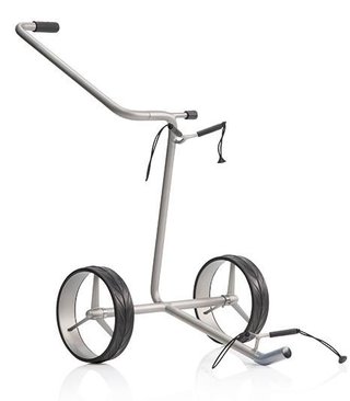 JuStar Silver manuell vagn med 2 hjul, titaniumsilver finish