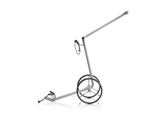 JuStar Silver manuell vagn med 2 hjul, titaniumsilver finish