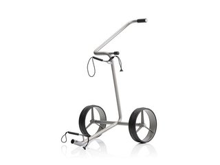 JuStar Silver manuell vagn med 2 hjul, titaniumsilver finish