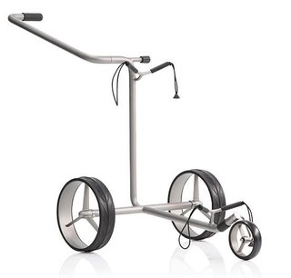 JuStar Silver 3-Wheeled manuell vagn, titanium silver finish