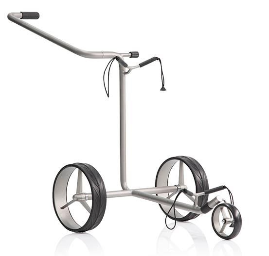 JuStar Silver 3-Wheeled manuell vagn, titanium silver finish