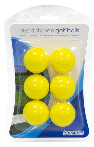 Longridge 30% Distance golfbollar, gula