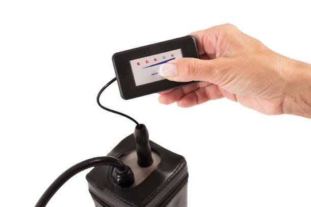 JuStar charge state display, svart