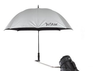 JuStar JuStar golfparaply, silver (UV-skydd 99%)