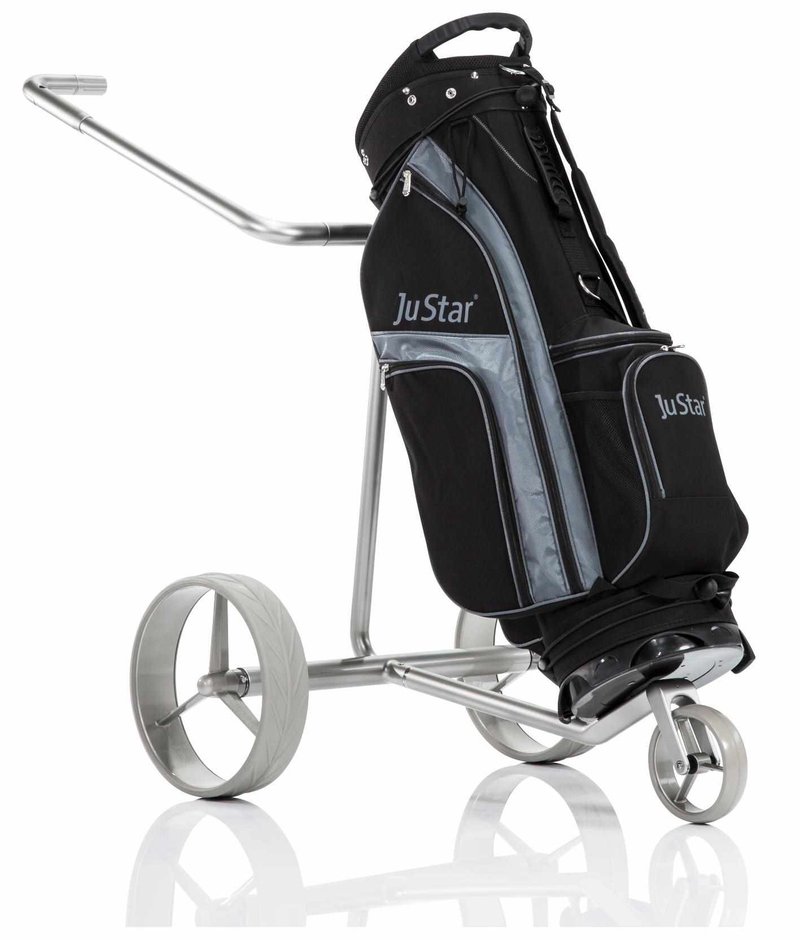 JuStar cart bag, 9", svart/titanium