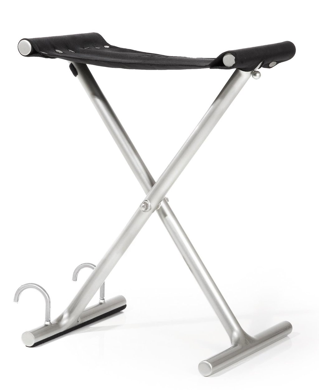 JuStar golfer seat, kolsvart lackerat silver