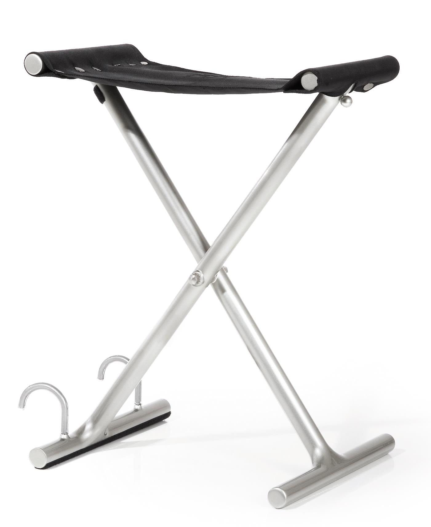 JuStar golfer seat, kolsvart lackerat silver