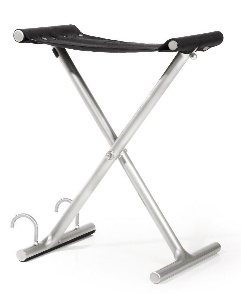 JuStar golfer seat, kolsvart lackerat silver