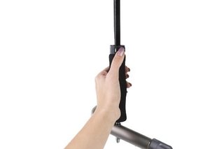 JuCad golfparaply automat med pinne 68", silver (UV-skydd)