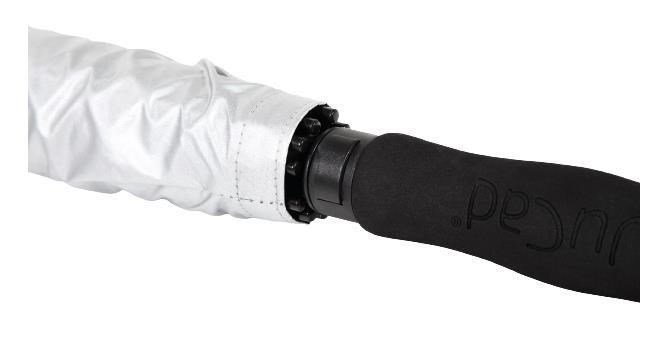 JuCad teleskopiskt golfparaply 68" automatisk med pinne, svart
