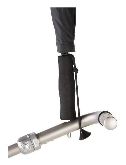 JuCad teleskopiskt golfparaply 68" automatisk med pinne, svart