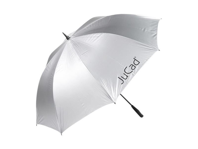 JuCad barnparaply med pinne, silver med UV-skydd