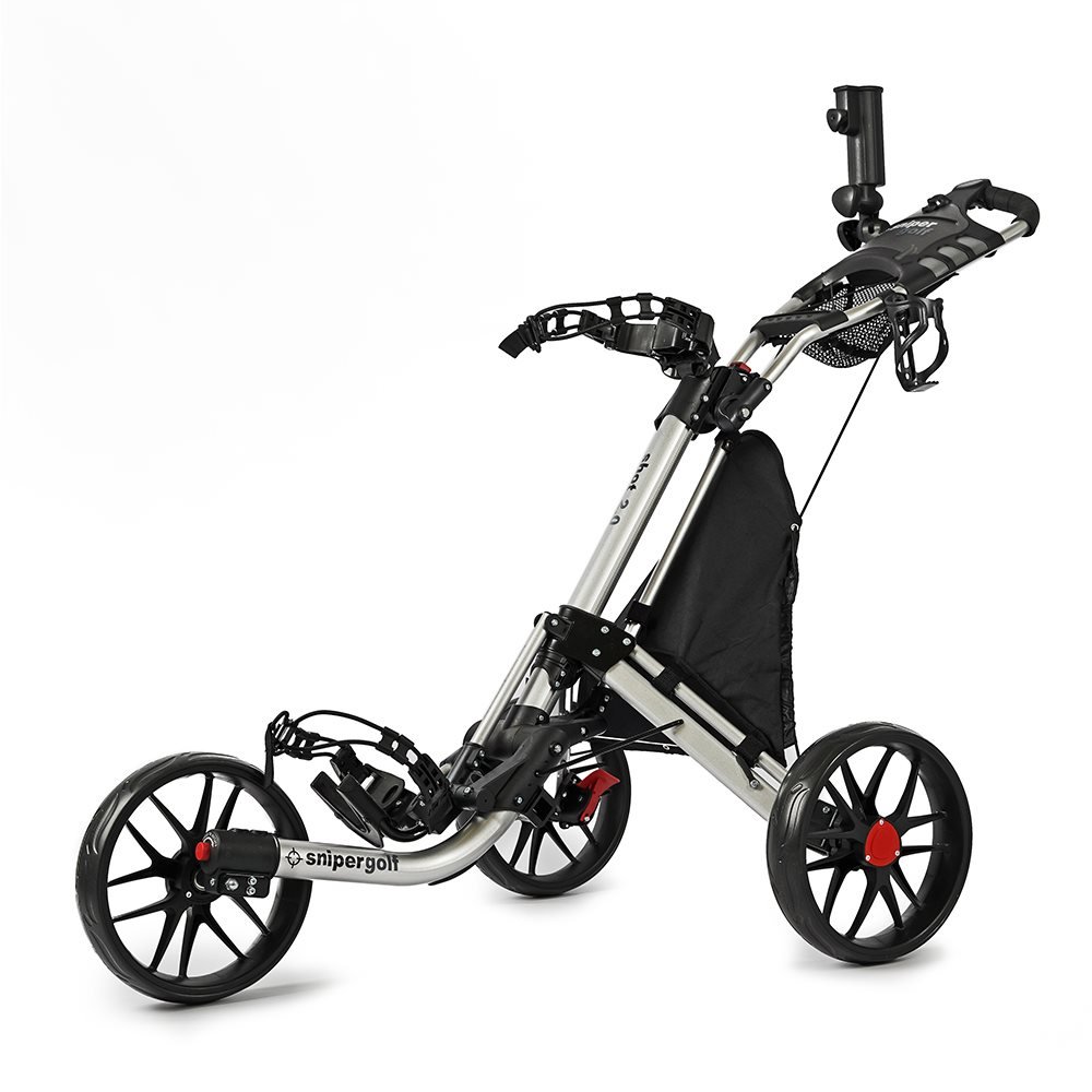 Sniper Golf Shot 2.0 manuell vagn, silver