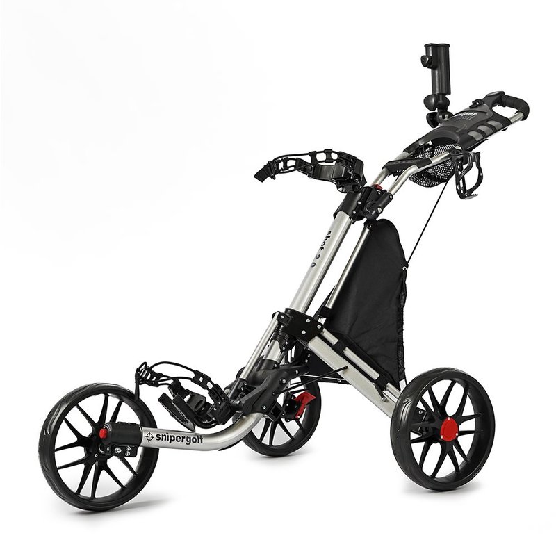 Sniper Golf Shot 2.0 manuell vagn, silver