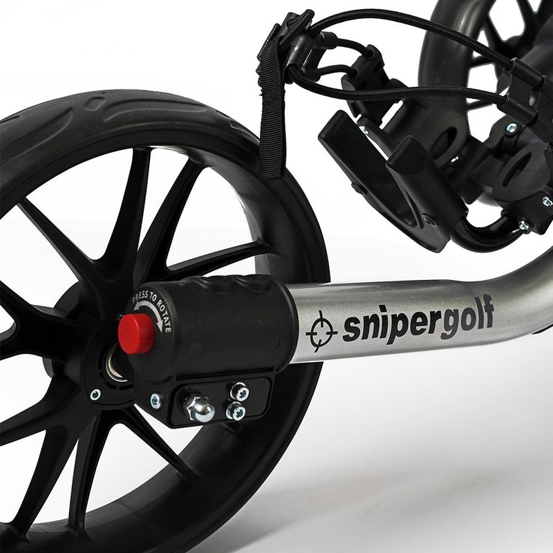 Sniper Golf Shot 2.0 manuell vagn, silver