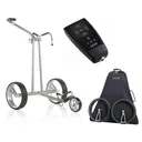 JuCad Phantom Titan eX 2.0 elektrisk trolley + fjärrkontroll (JFS2) + bärväska (JRT-2), titanium